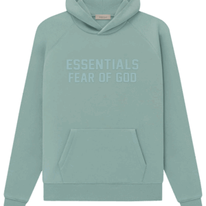 Mint Blue Essentials Hoodie
