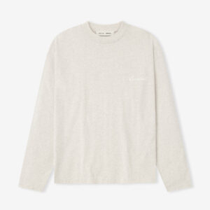 Essential Embroidered Classic Long Sleeve Tee