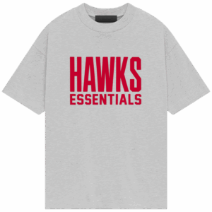 Gray HAWKS Essentials T Shirt
