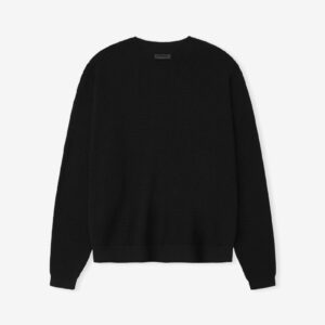 Essential Black Crewneck Sweater