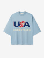 Stone Blue USA Baseball Merch Tee