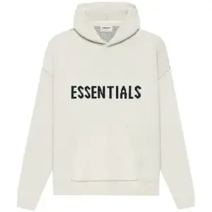 White Essentials Hoodie