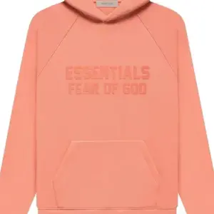 Orange Fear Of God Essentials Hoodie