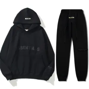 Black Essentials Tracksuit
