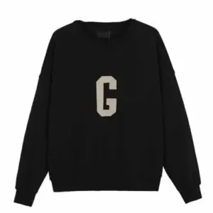Essentials FOG Seventh Collection “G” Crewneck Black Sweatshirt